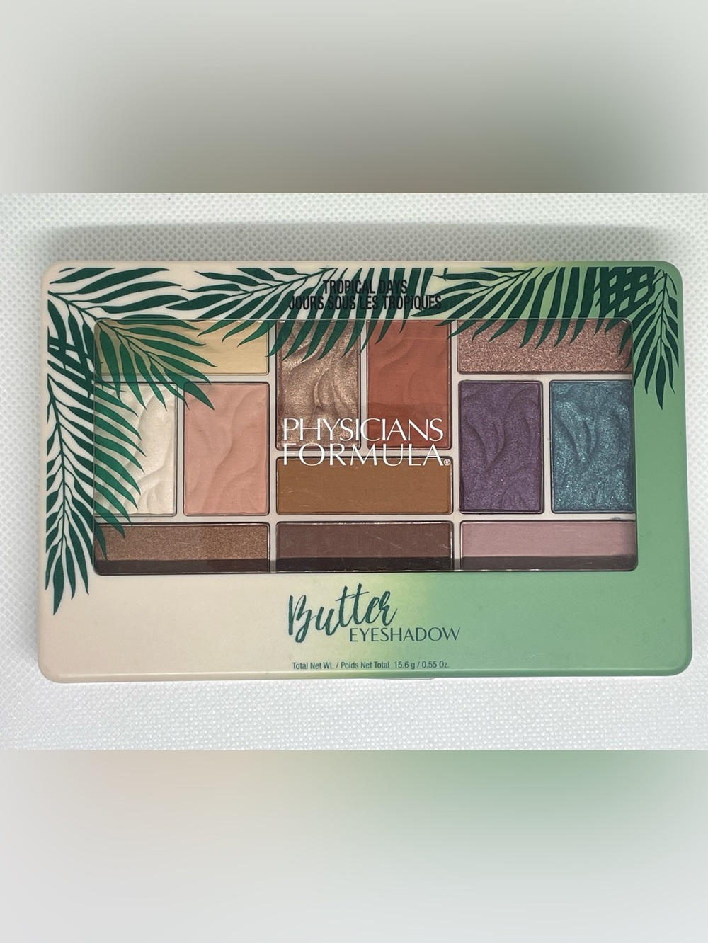 Physicians Formula Butter 12 Pan Eyeshadow Palette Tropical Days Sealed 15.6g.
